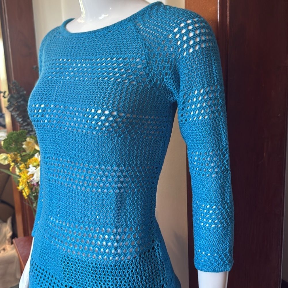 NWT Northern reflections size small Women's Teal Sweater top
